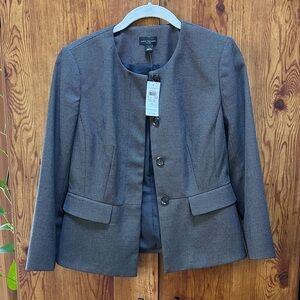 Anne Klein Women's Gray Suit with Pants and Skirt NWT